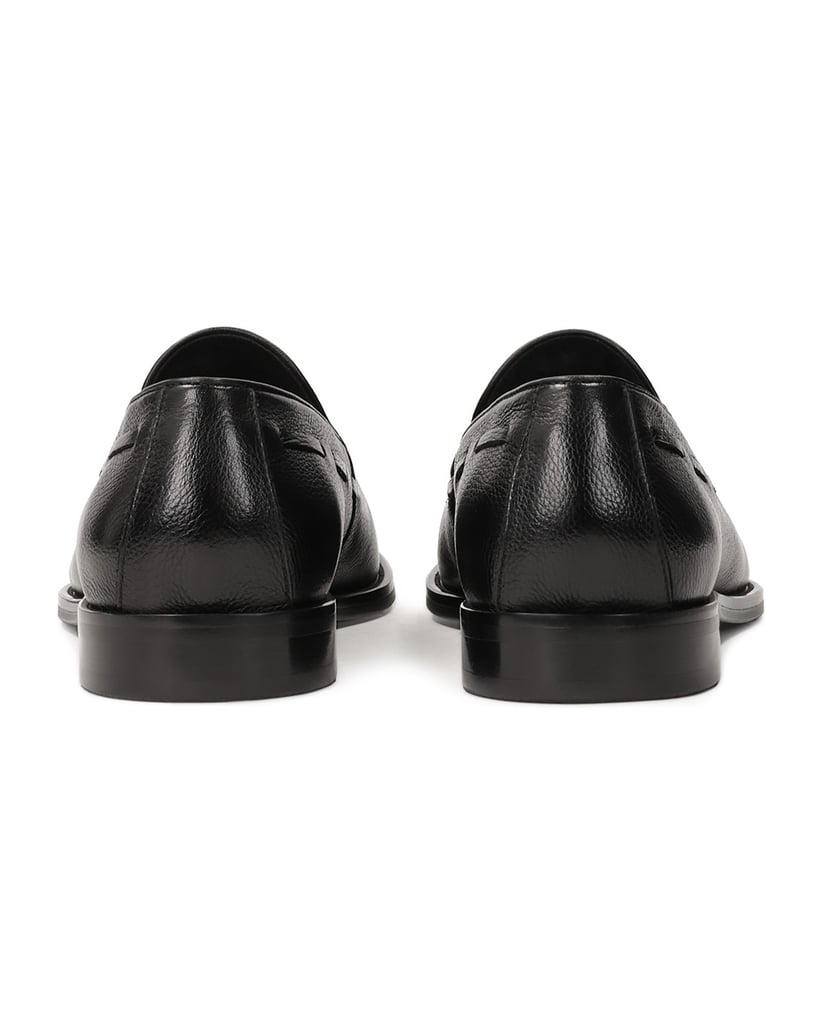 Kazar-Black-loafers-in-natural-leather-čierna