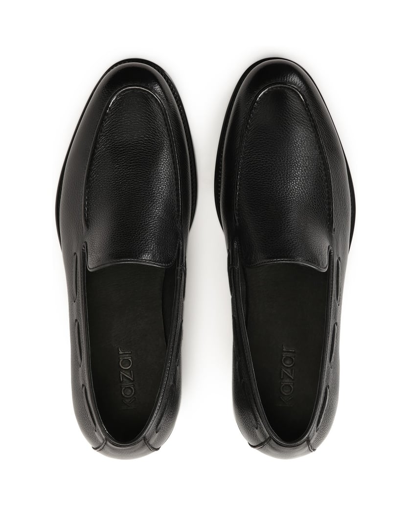 Kazar-Black-loafers-in-natural-leather-čierna