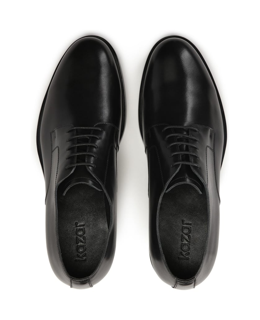 Kazar-Elegante-schwarze-Derby-Halbschuhe-zum-A-schwarz