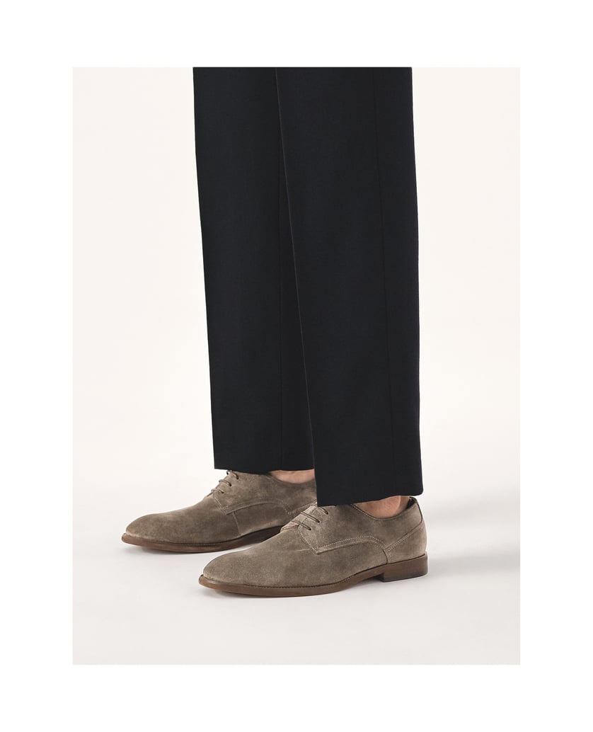 Kazar-Halbschuhe-aus-Wildleder-in-Taupe-taupe