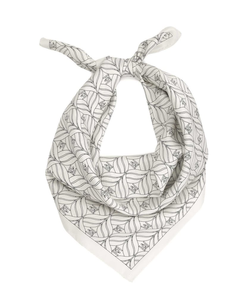 Kazar-Cremefarbener-Seidenschal-mit-dreidimens-weiss