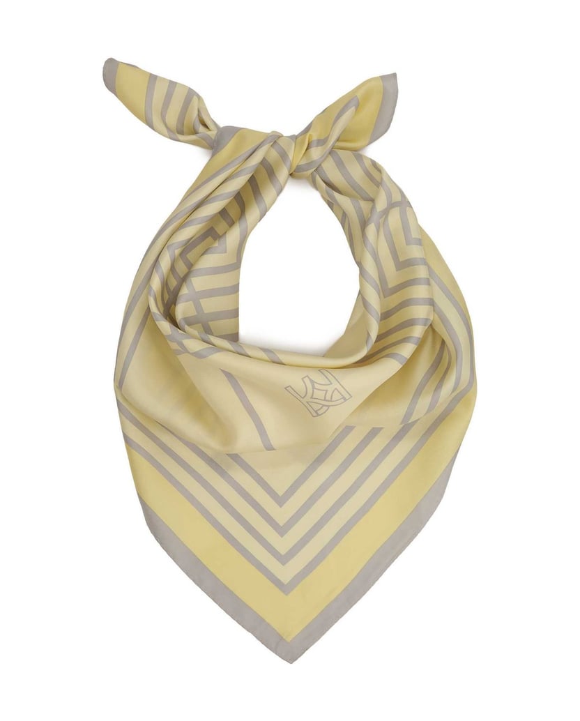 Kazar-Gelber-Seidenschal-gelb