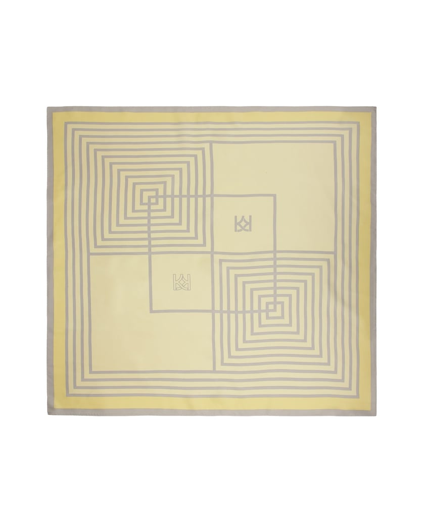 Kazar-Gelber-Seidenschal-gelb