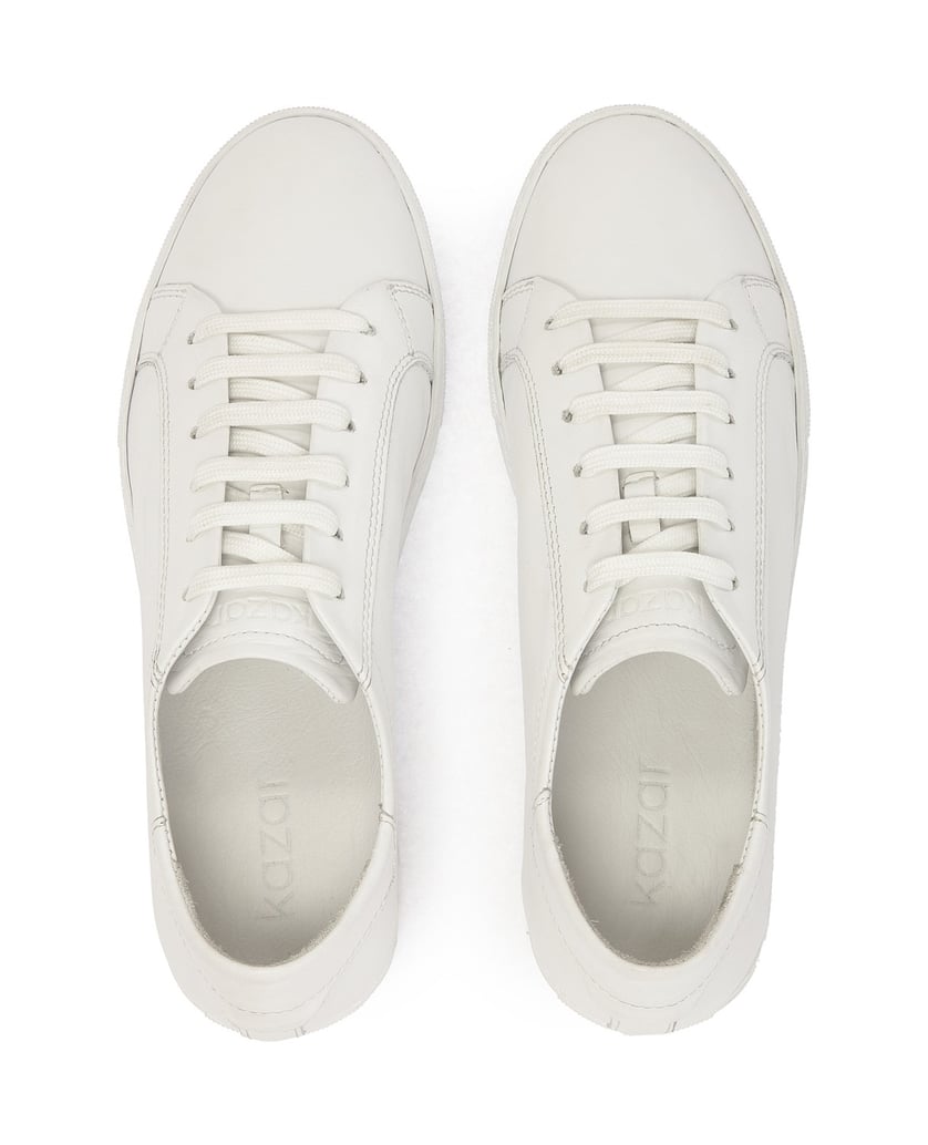 Kazar-White-sneakers-with-smooth-upper-bílá