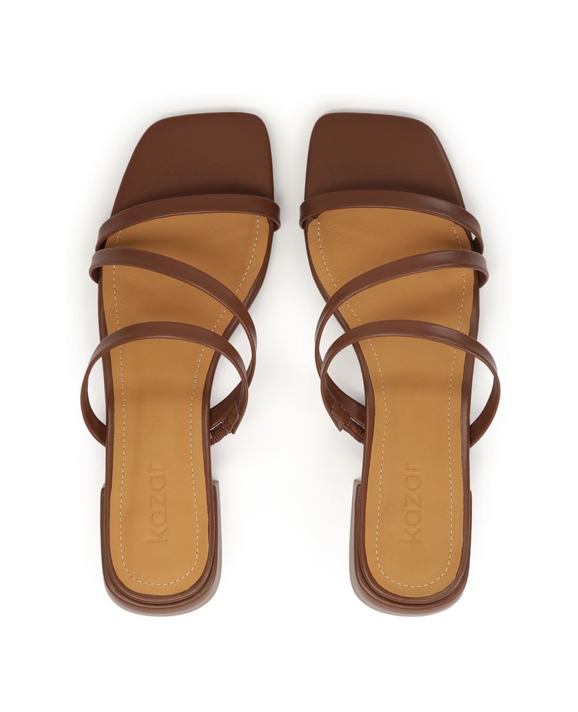 Kazar-Brown-mules-on-a-flat-sole-with-thin-straps-hnědá