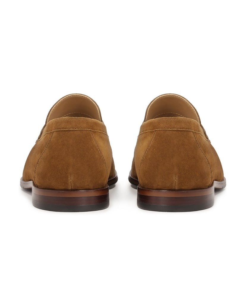 Kazar-Braune-Minimal-Loafer-aus-Wildleder-braun