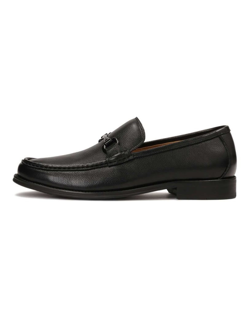 Kazar-Schwarze-Loafer-mit-Metallverzierung-schwarz