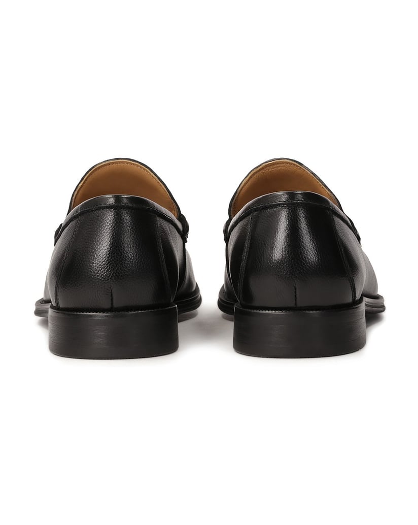 Kazar-Schwarze-Loafer-mit-Metallverzierung-schwarz