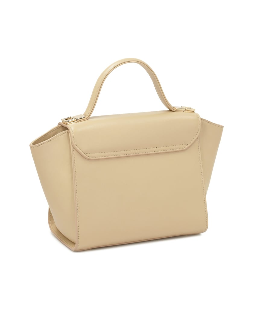 Kazar-Beigefarbene-Handtasche-mit-verlängerten-beige