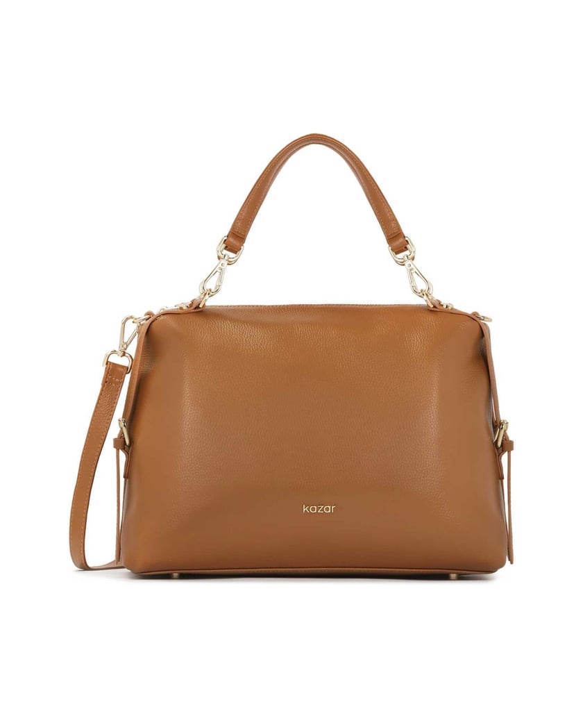 Kazar-Light-brown-handbag-with-detachable-handles-ťavia