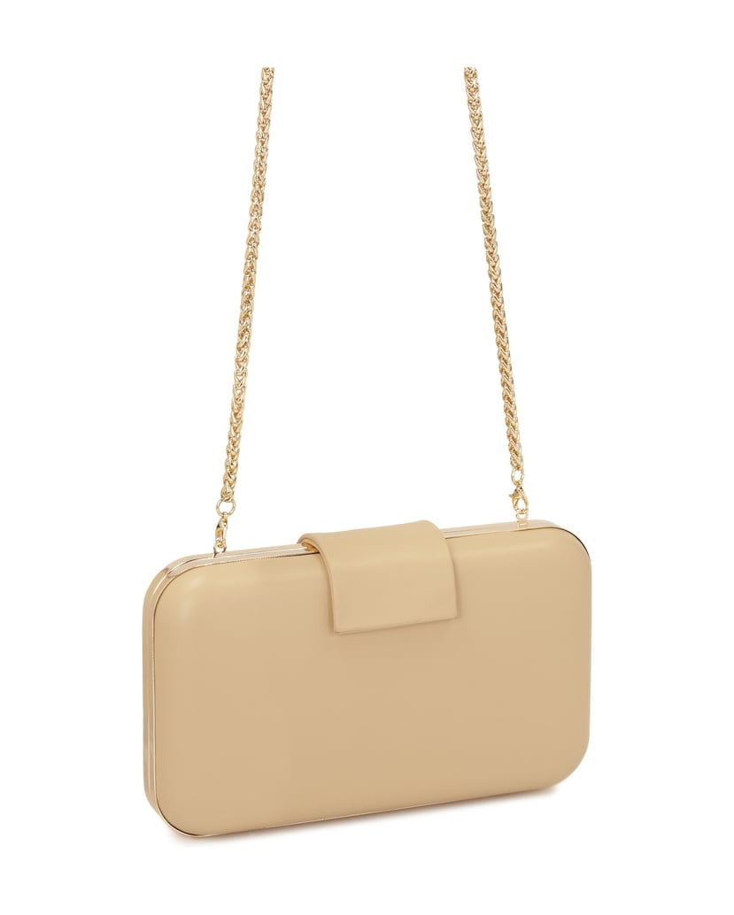 Kazar-Leder-Clutch-Bag-mit-großem-Stein-beige
