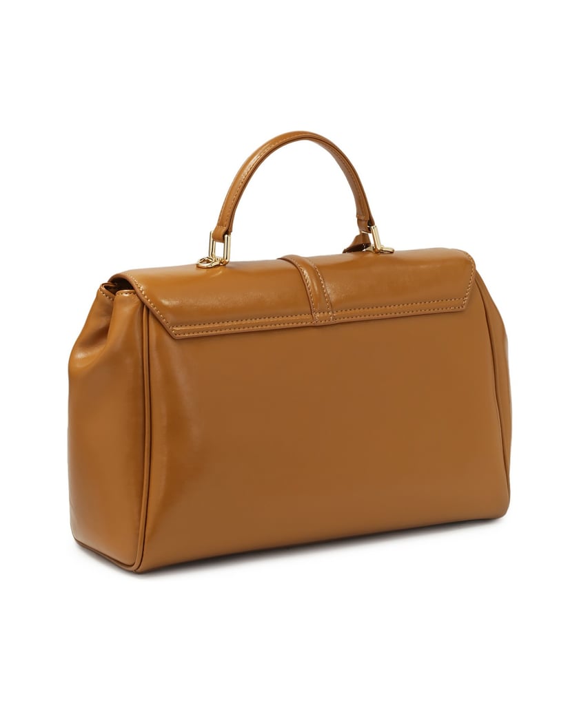 Kazar-Brown-leather-handbag-with-elegant-clasp-velbloudí