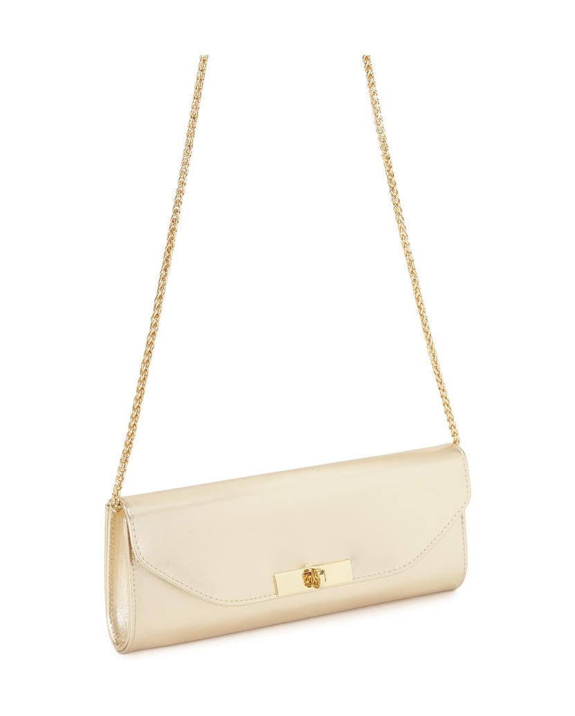 Kazar-Längliche-Clutch-Tasche-in-Goldfarbe-gold