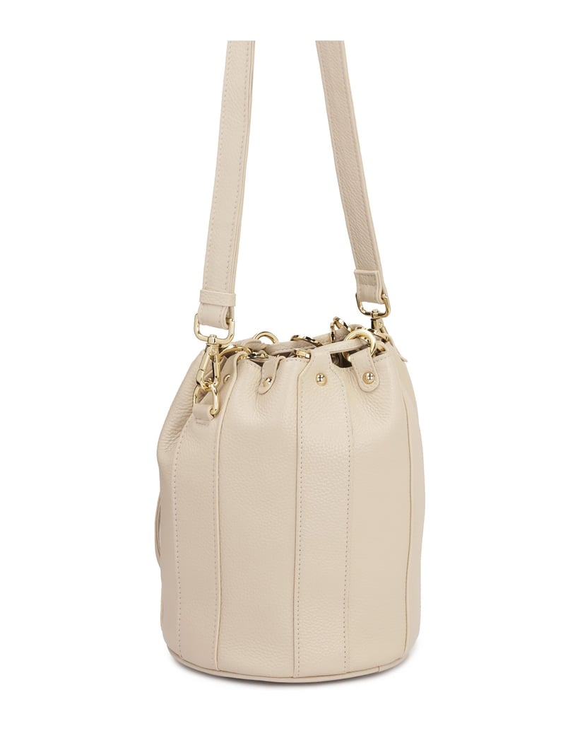 Kazar-Ledertasche-Handtasche-in-heller-Farbe-weiss