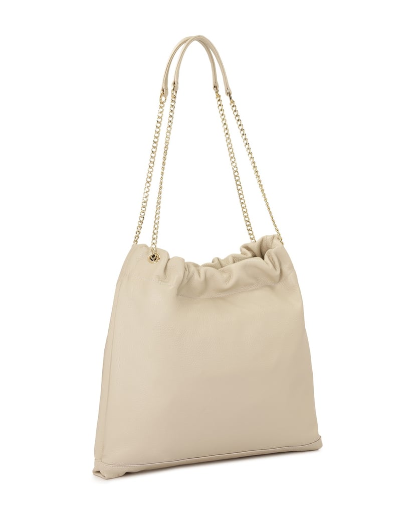 Kazar-Cream-bag-with-chains-bílá