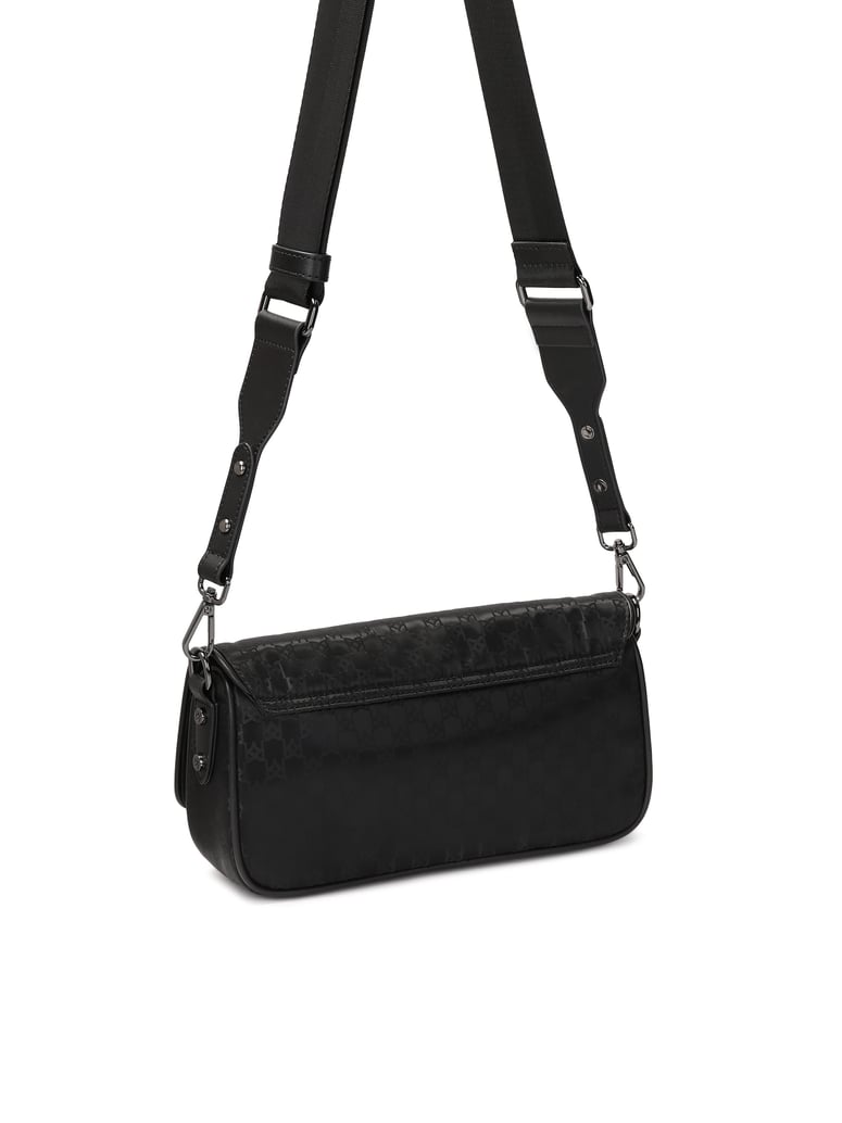 Kazar-Kleine-Posttasche-aus-Textil-mit-Monogra