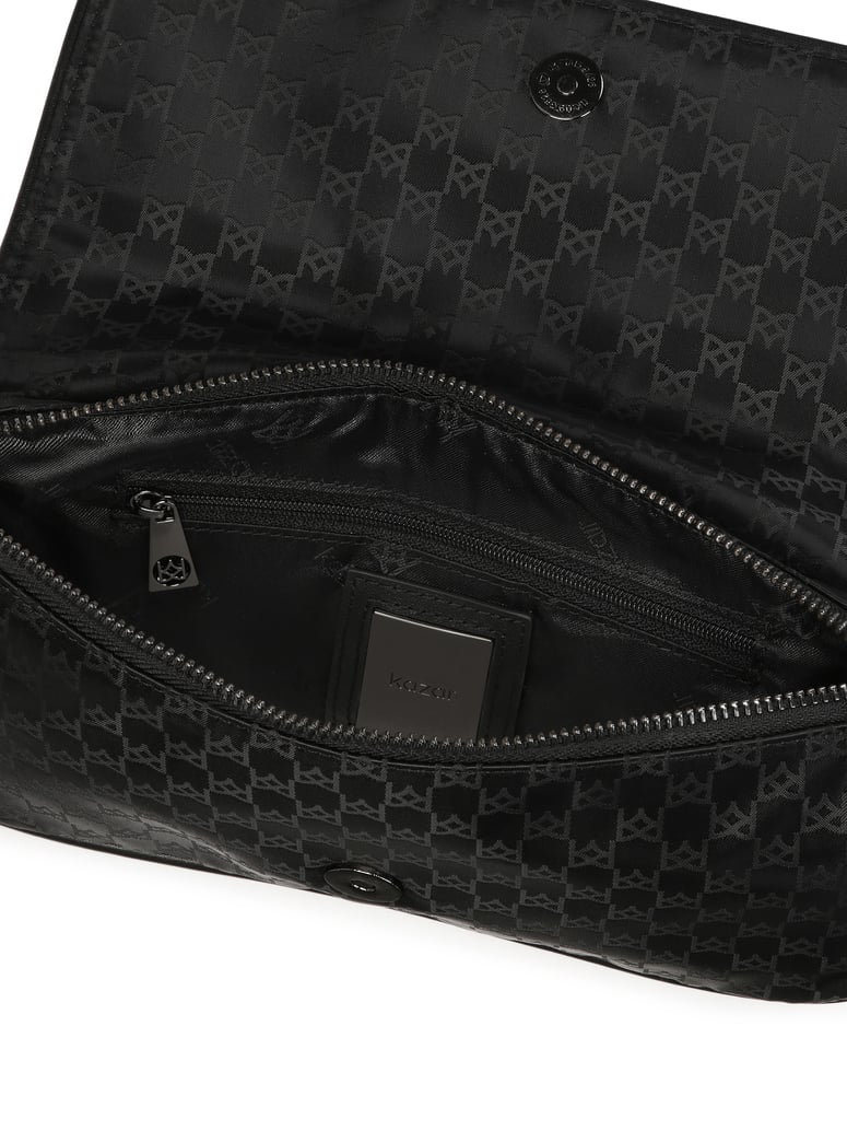 Kazar-Kleine-Posttasche-aus-Textil-mit-Monogra