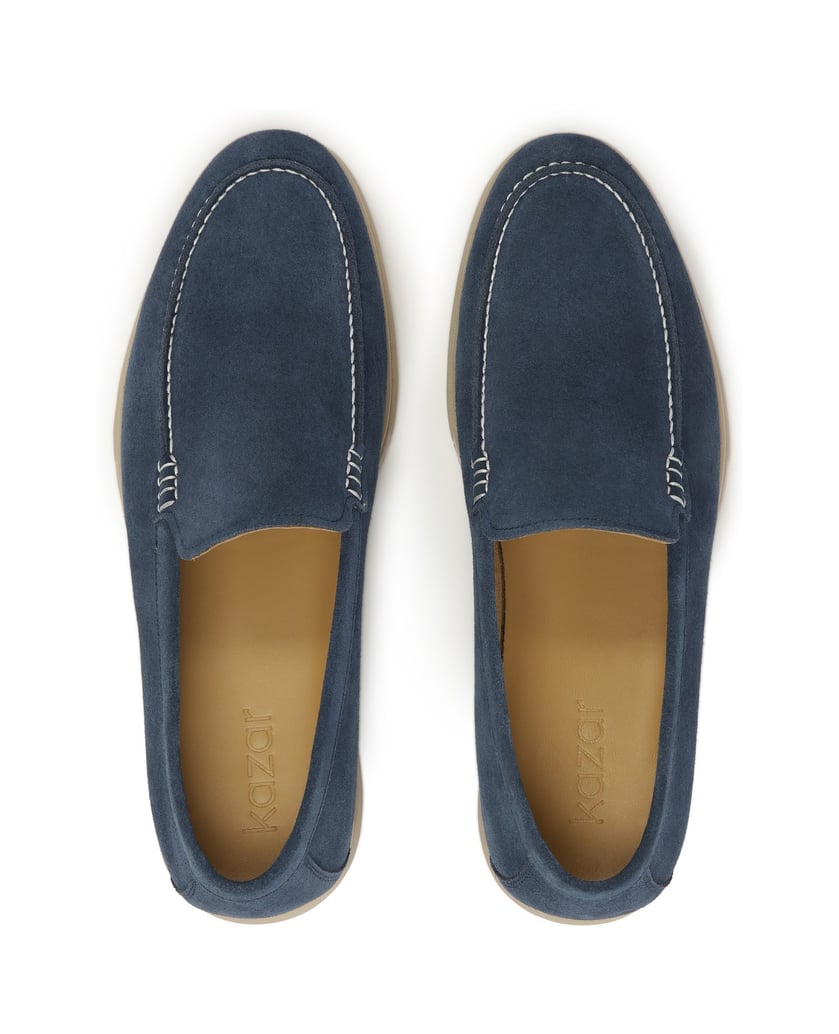 Kazar-Slip-on-blue-men's-shoes-modrá