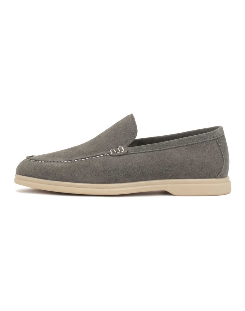 Kazar-Grey-suede-shoes-with-stitching-šedá
