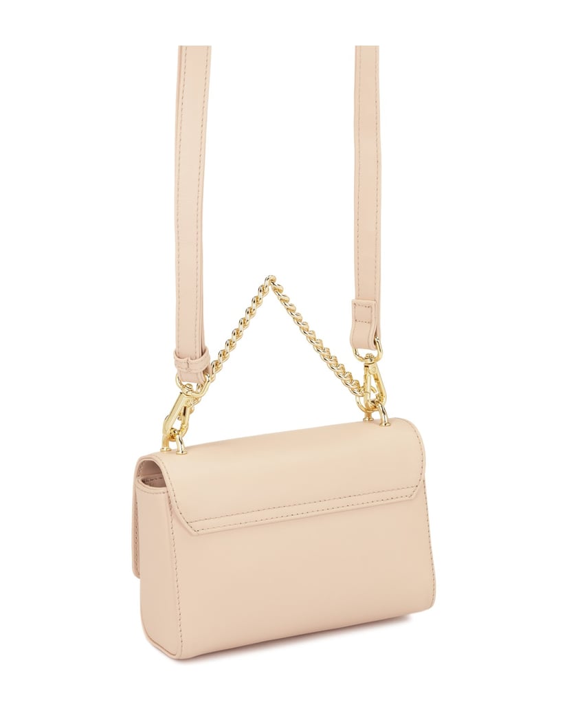 Kazar-Schlanke-Handtasche-mit-dekorativem-Vers-pink