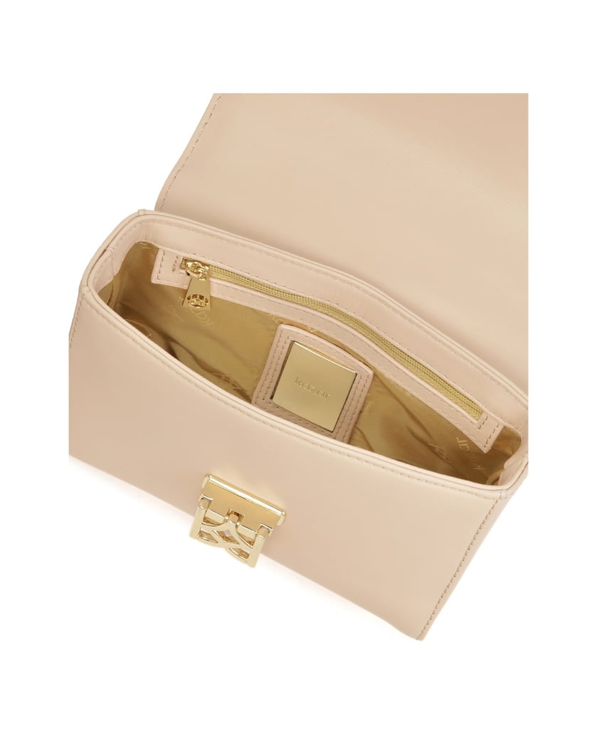 Kazar-Schlanke-Handtasche-mit-dekorativem-Vers-pink