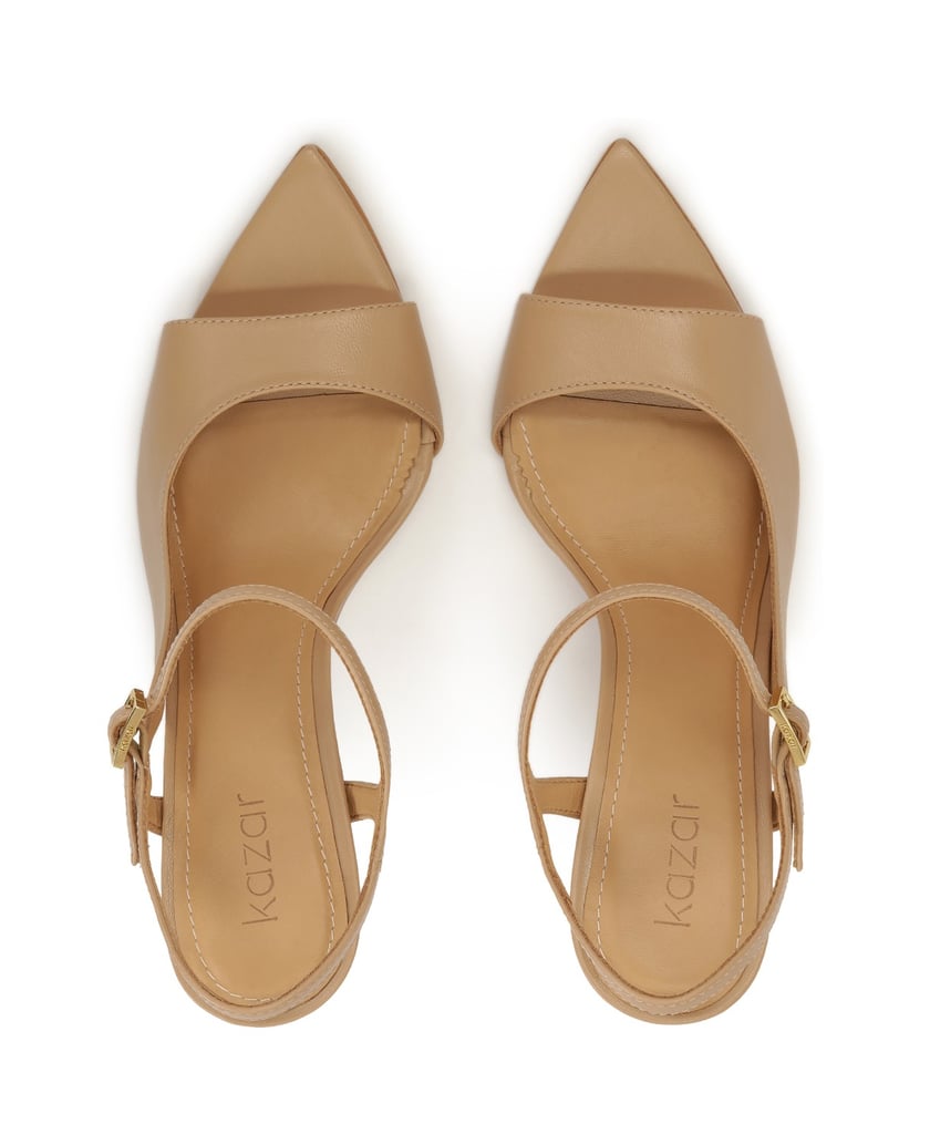 Kazar-Beigefarbene-Sandalen-mit-ausgeschnitten-beige