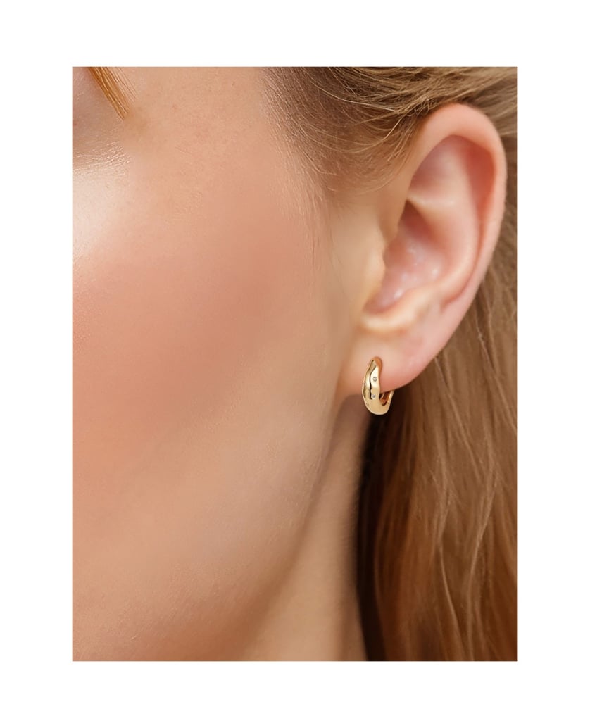 Glanzstücke-München-Damen-Creolen-Sterling-Silber-gelbgold-gold