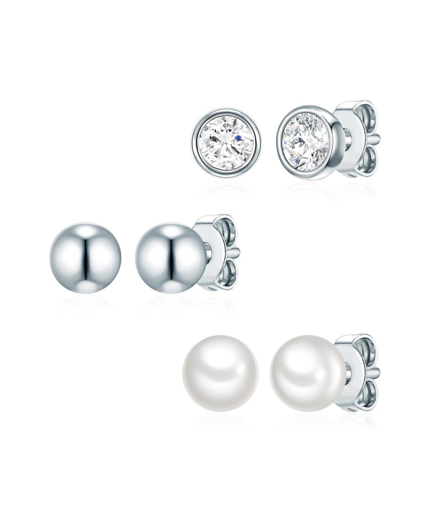 Rafaela-Donata-Damen-Set-Ohrringe-aus-Metall-Legierung-silber