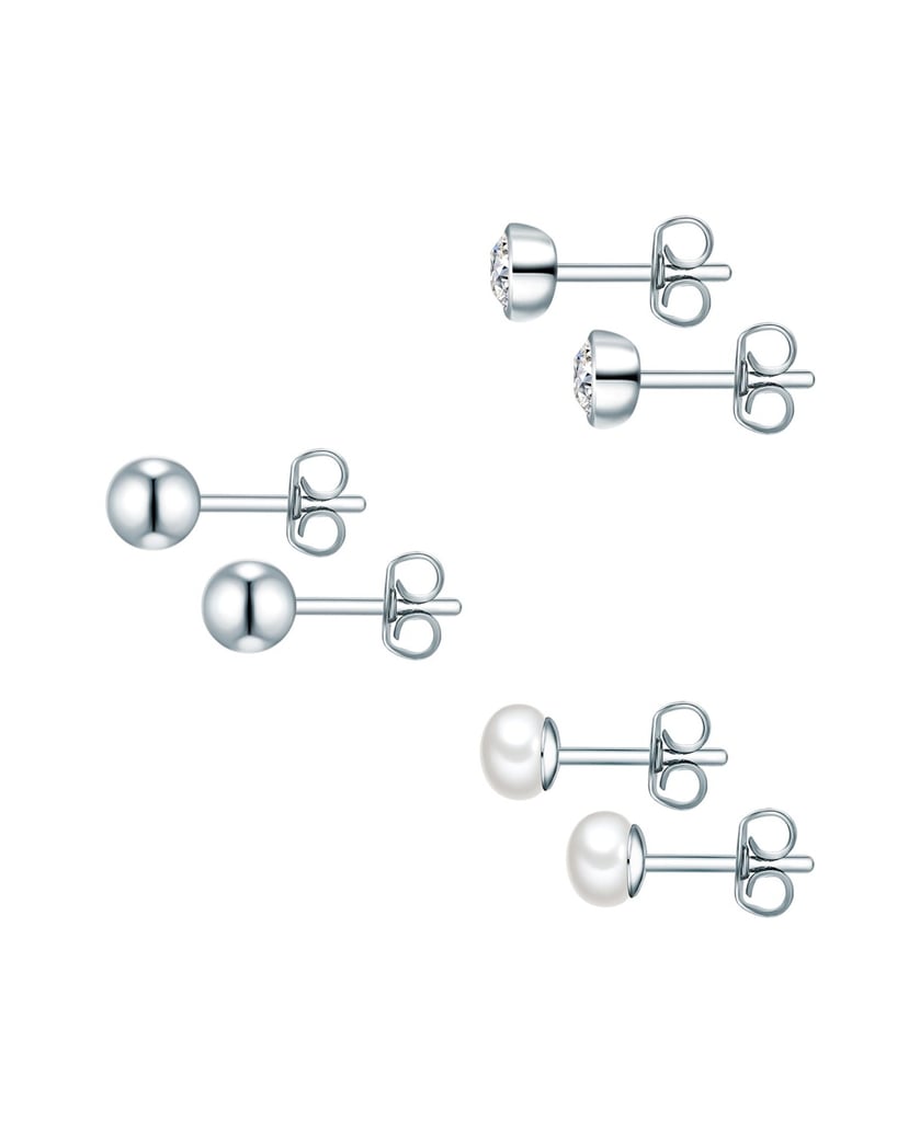 Rafaela-Donata-Damen-Set-Ohrringe-aus-Metall-Legierung-silber