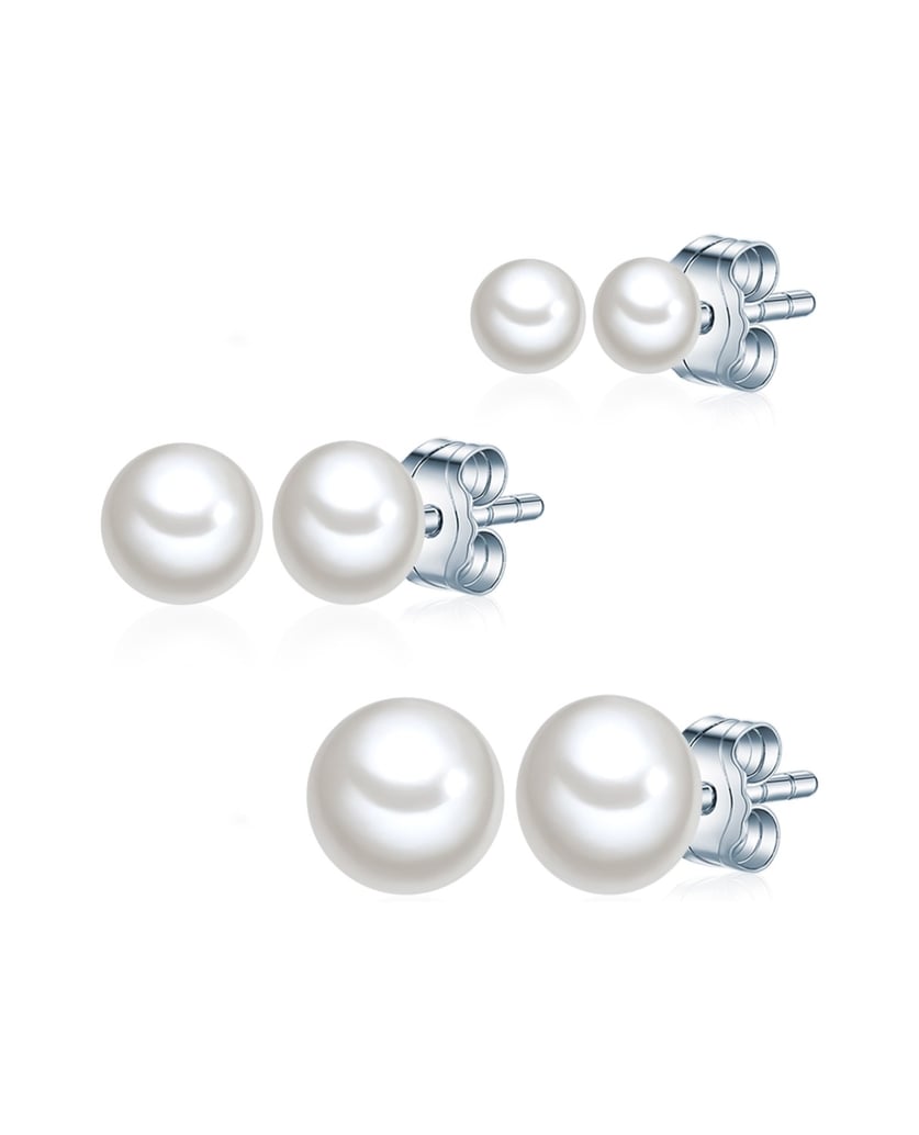 Valero-Pearls-Damen-Set-Ohrringe-aus-Metall-Legierung-silber