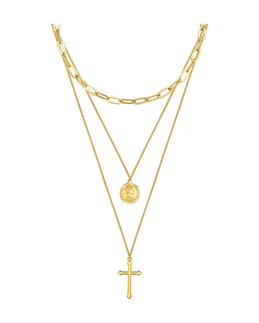 Lulu-&-Jane-Damen-Kette-aus-Metall-Legierung-gold