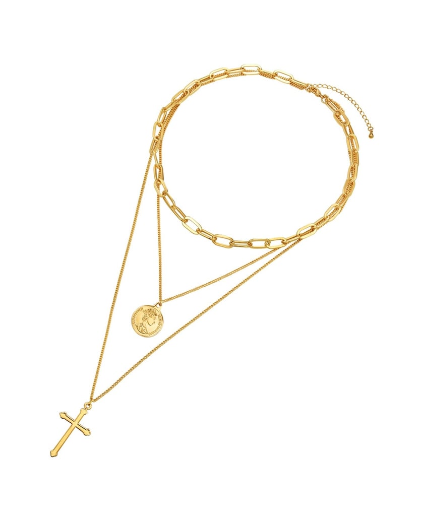 Lulu-&-Jane-Damen-Kette-aus-Metall-Legierung-gold