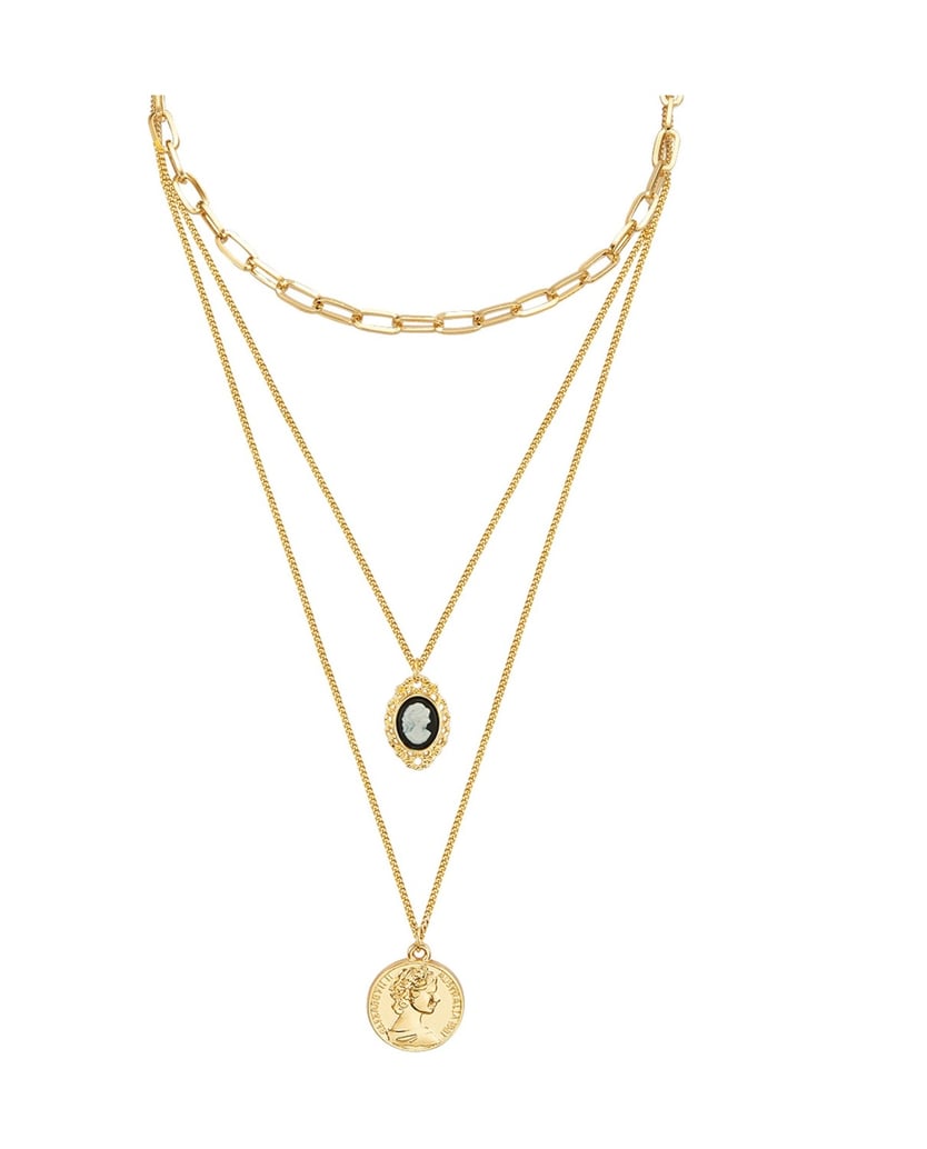 Lulu-&-Jane-Damen-Kette-aus-Metall-Legierung-gold