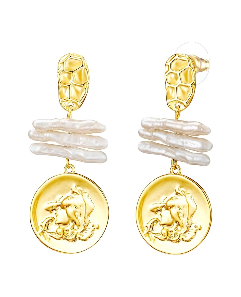 Lulu-&-Jane-Damen-Ohrringe-aus-Metall-Legierung-gold