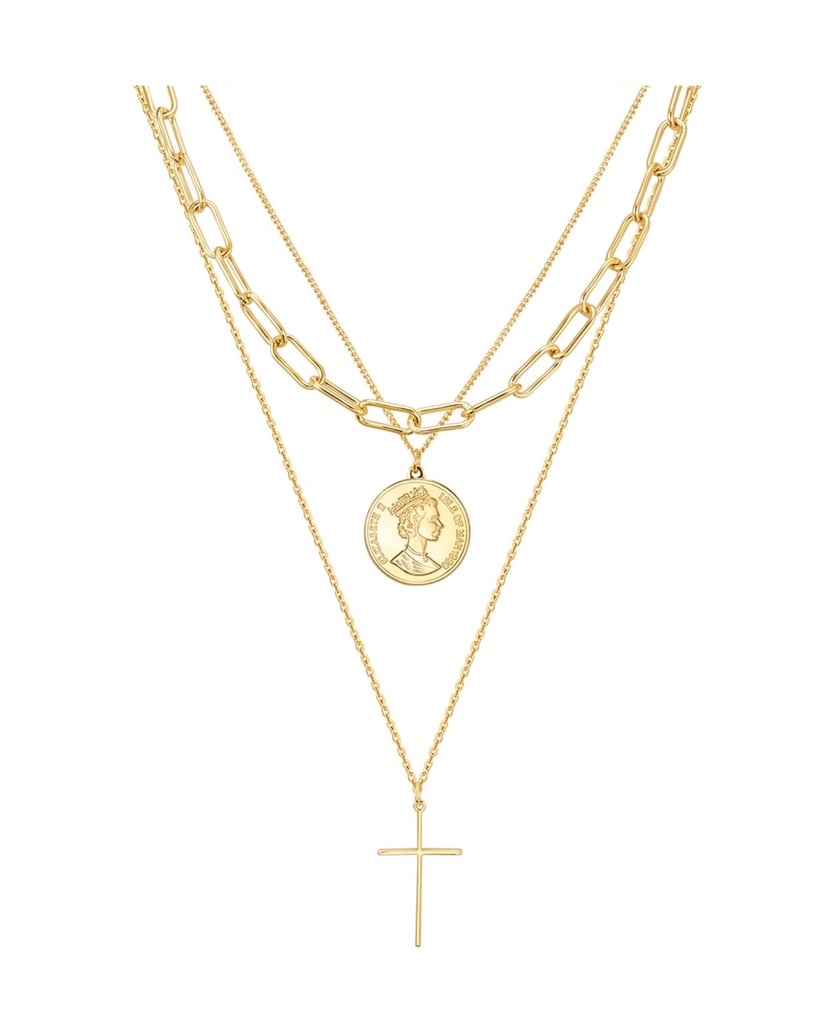 Lulu-&-Jane-Damen-Kette-aus-Metall-Legierung-gold