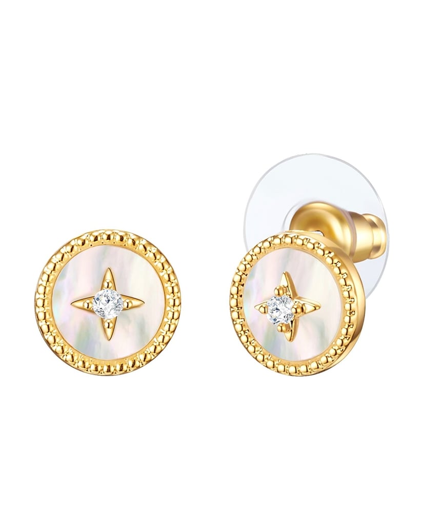 Lulu-&-Jane-Damen-Ohrringe-aus-Metall-Legierung-gold