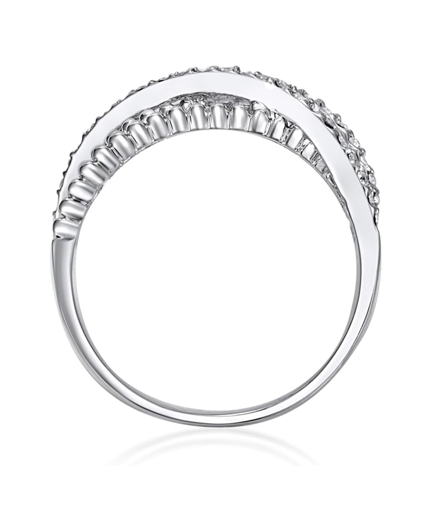 Lulu-&-Jane-Damen-Ring-aus-Metall-Legierung-silber