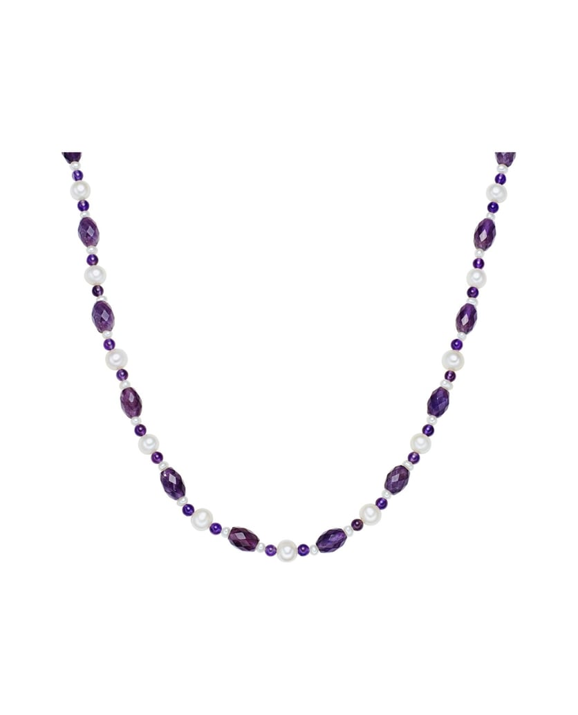 Valero-Pearls-Damen-Kette-aus-Sterling-Silber-lila