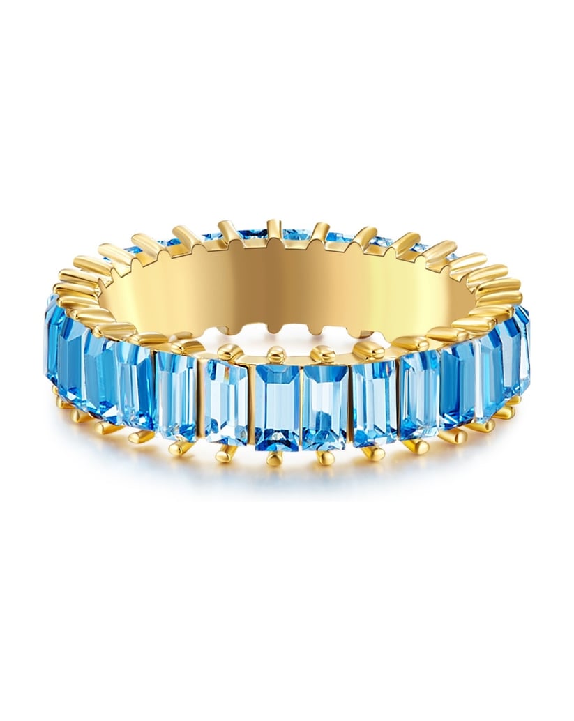 Yokoamii-Damen-Ring-aus-Metall-Legierung-blau