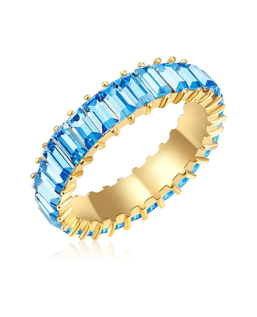 Yokoamii-Damen-Ring-aus-Metall-Legierung-blau