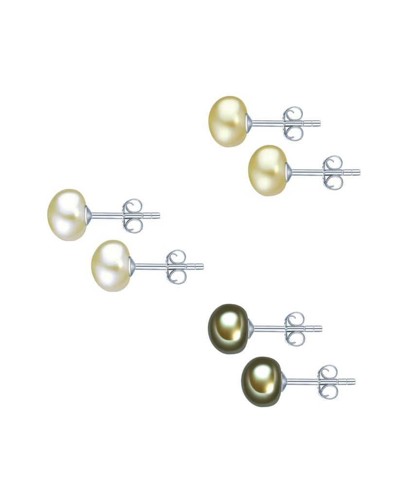 Valero-Pearls-Damen-Set-Ohrringe-aus-Metall-Legierung-grün