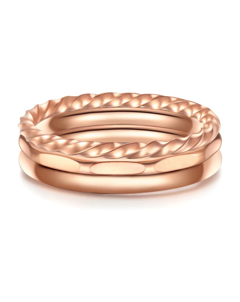 Eastside-Damen-Set-(Ring-3er)-aus-Edelstahl-gold