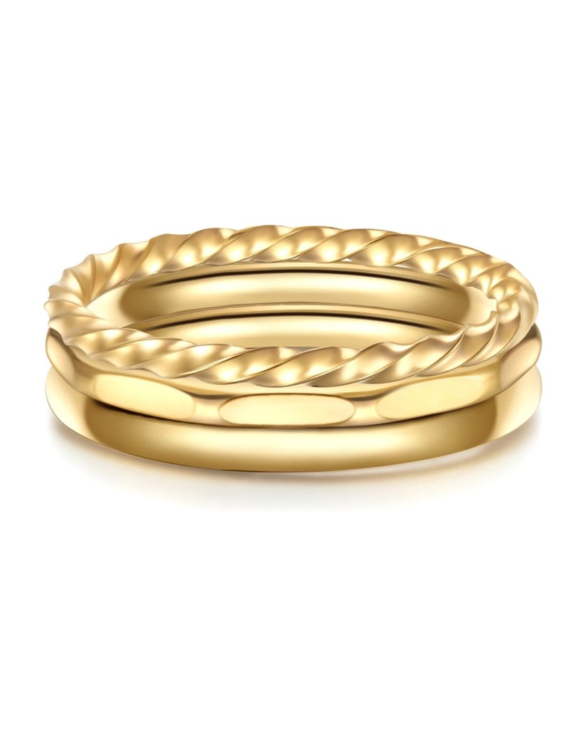 Eastside-Damen-Set-(Ring-3er)-aus-Edelstahl-gold