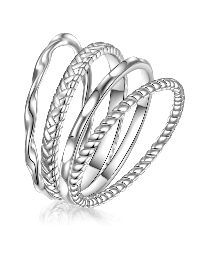 Glanzstücke-München-Damen-Set-(Ring-4er)-aus-Sterling-Silber-silber