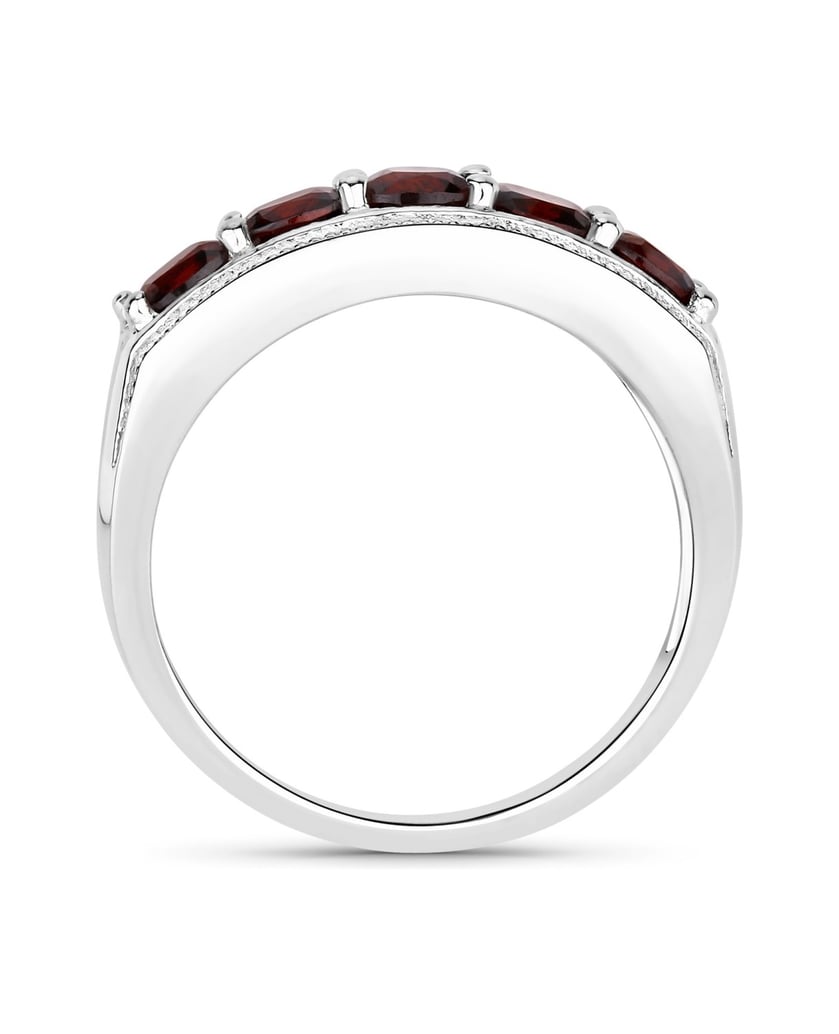 Rafaela-Donata-Damen-Ring-aus-Sterling-Silber-bordeaux