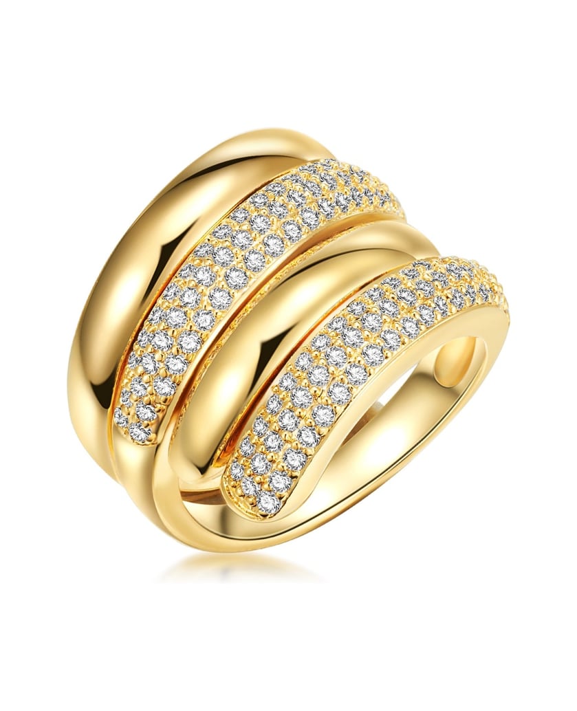 Lulu-&-Jane-Damen-Ring-aus-Messing-gold