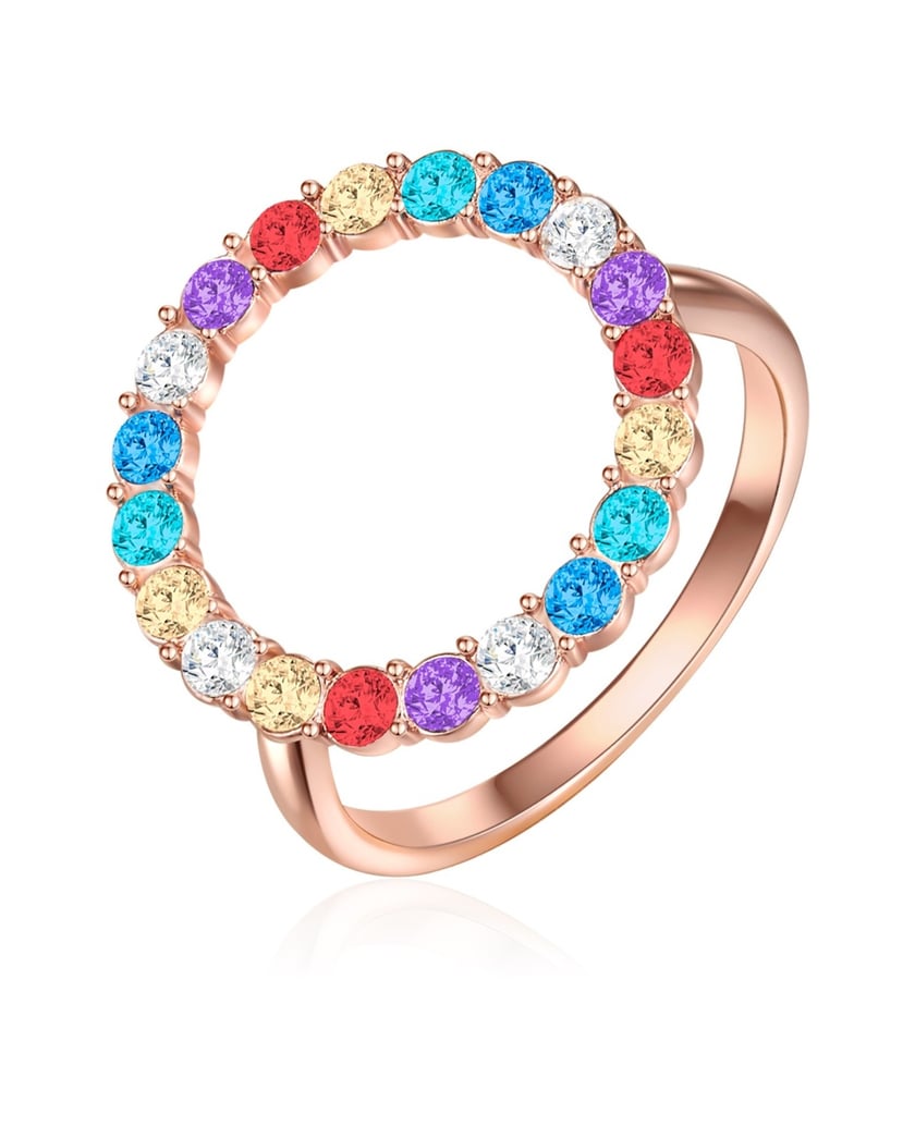 Lulu-&-Jane-Damen-Ring-aus-Messing-gold