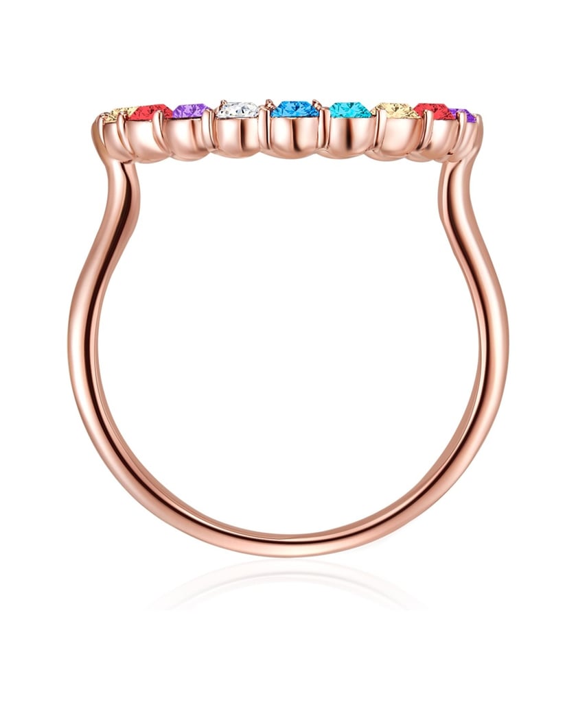 Lulu-&-Jane-Damen-Ring-aus-Messing-gold