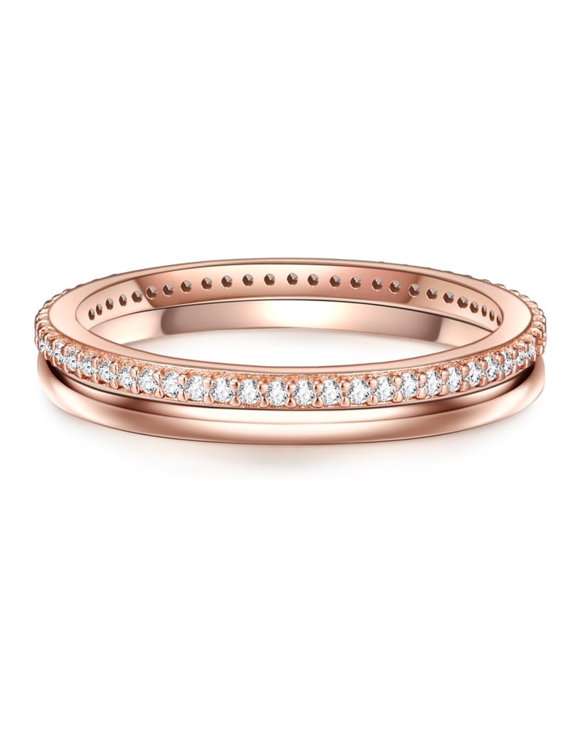 Lulu-&-Jane-Damen-Set-(Ring-2er)-aus-Messing-gold