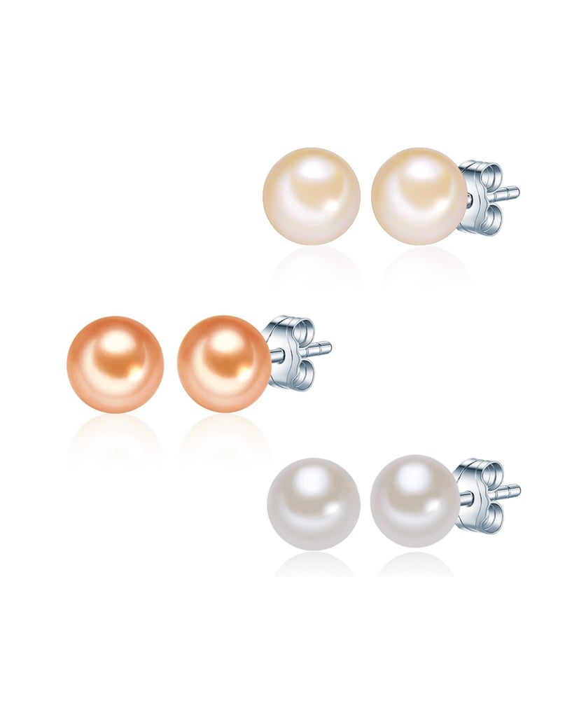 Valero-Pearls-Damen-Set-Ohrringe-aus-Metall-Legierung-orange